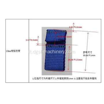 Nastro industriale Nastro pesante macchina da cucire per materiali spessi DS-1821